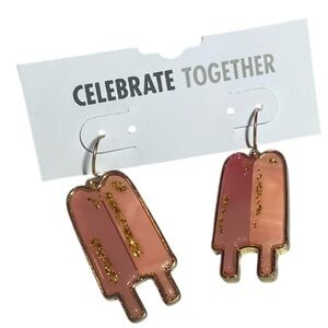 Celebrate Together Two Tone Popsicle Earrings